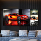 Speed Racing Car Modern Frameless Printing Wall Art Home Black And White Decorative Oil Painting