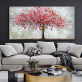 Large Modern Abstract Colorful Tree Handpainted Oil Painting Handmade Canvas Painting Home Wall Decor No Frame