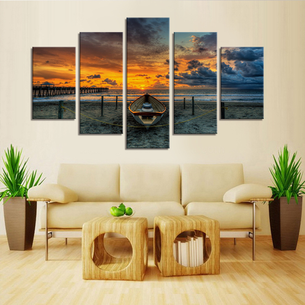modular boat paintings posters and prints canvas print decorative wall pictures for living room scandinavian style decor