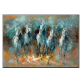 100% Custom Running Horse painting canvas wall art abstract canvas oil paintings for home decor