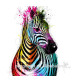 Zebra Portrait Painting Canvas Art Home Decor Wall Art Picture Painting Animal Painting in living Room unframed