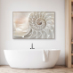 Nordic modern style OEM trumpet shell home hotel wall decoration printing canvas painting