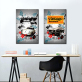 Modern Frameless Cartoon Car Wall Art Home Decoration Painting Oil Painting 2 Living Room Pictures