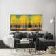 Modern Abstract Yellow Trees Picture Decoration Print Canvas Painting Art Deco Painting