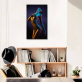Wholesale personality vivid figure decorative painting ,Nude portrait of African black woman  art oil printing canvas painting