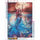 Custom Mermaid AB Round Crystal Rhinestones Diamond Painting 5D full drill Painting of A Diamond for adult