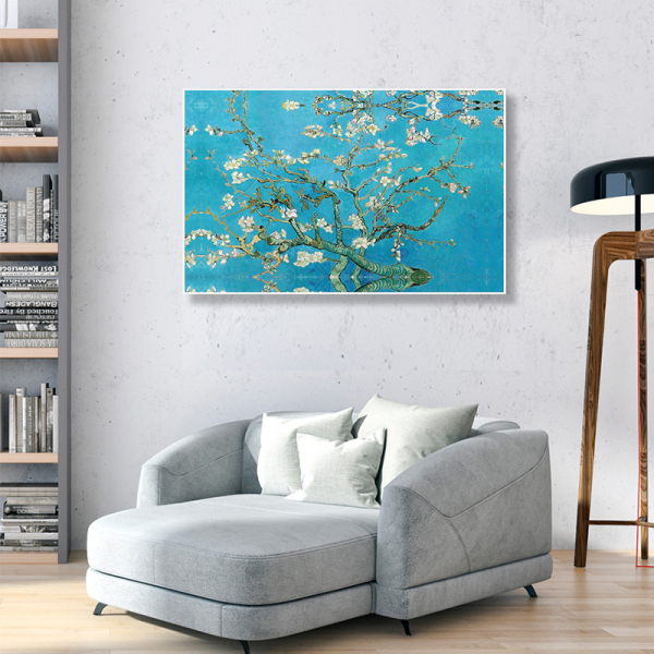 Nordic Minimalist  Painting Print Home Spring Flower And Bird Oil Painting Wall Art Pictures Modern Home Decor