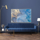 High sale wholesale oil painting home decoration blue abstract oil painting living room wall decoration painting