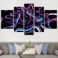 5 Panel Canvas Wall Art Abstract Prints Home Living Room Decoration Modern Decorative Canvas Painting