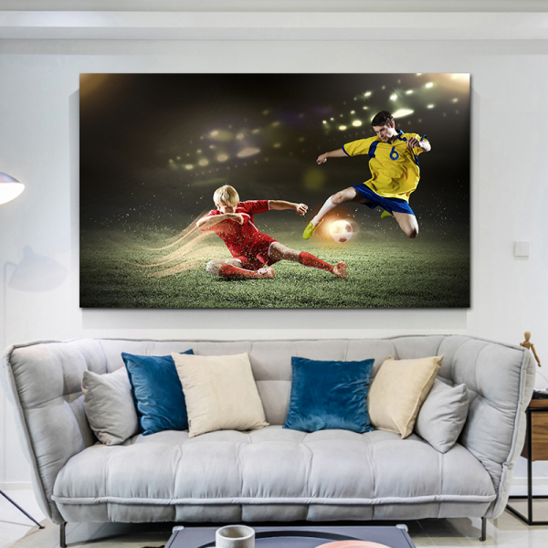 Cyclone Football Teenager Wall Art Work Painting Canvas Living Room Home Decoration Oil Painting