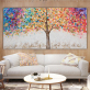 100% Handmade Abstract  tree Canvas Painting Nordic Modern Canvas Art for Living Room Fashion Wall Art Picture Poster