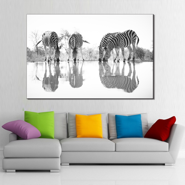 Abstract Oil Painting Large Size Canvas Poster Prints Animal Wall Pictures for Living Room Home Decor Decoration