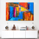 Custom 100% colorful painting canvas wall art abstract canvas oil paintings for home decor