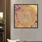 Abstract Home Decoration Circular Vortex Chaotic Metal Color Poster Living Room Wall Art Ink Jet Canvas Oil Painting