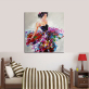 handmade oil painting Dancing girl  Thick texture home decor  Wall Decoration