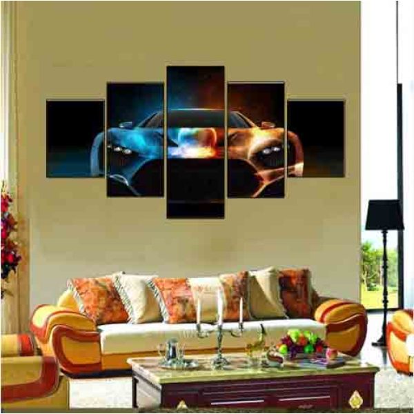Cars Poster Wall Art Canvas Painting Nordic Wall Pictures for Living Room Decor Mural Decoration Picture Art Print