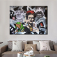 Home Decoration Portrait Abstract Oil Painting Multi Element Cartoon Wall Decoration Spray Painting