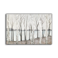 Tree Painting 3D Metal Painting Canvas Wall Art Forest Oil Painting Wall Pictures Hand Painted Wall Art for Living Room