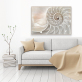 Nordic modern style OEM trumpet shell home hotel wall decoration printing canvas painting