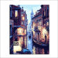 Framed Venice Night Landscape DIY Painting By Numbers Kits Coloring Painting By Numbers Home Wall Art Decor For Unique Gift