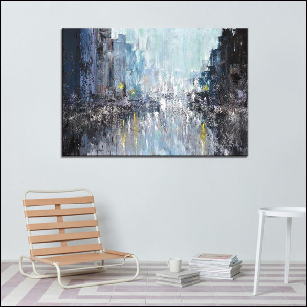 Frameless Picture Painting Abstract Oil Paintings on Canvas Handmade Colorful Wall Art Modern Art for Home Decor