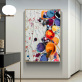 3D HD Abstract canvas printed decorative painting without frame