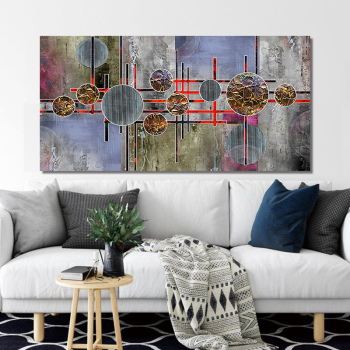 Abstract large size spray painting living room bedroom decorative painting no frame