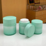DNJA-585 press airless jar acrylic double wall foundation cream jar