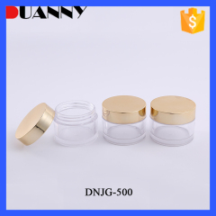 DNJG-500 clear frosted matte petg cosmetic jar