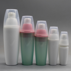 DNLP-505 5ml 10ml 20ml 30ml 50ml Oval Shape PP Cosmetic Lotion Pump Bottle