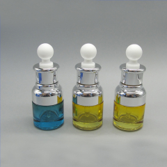 DNOB-509 colorful dropper glass bottles 20ml Luxury Glass Empty Dropper Bottle for Skin Care