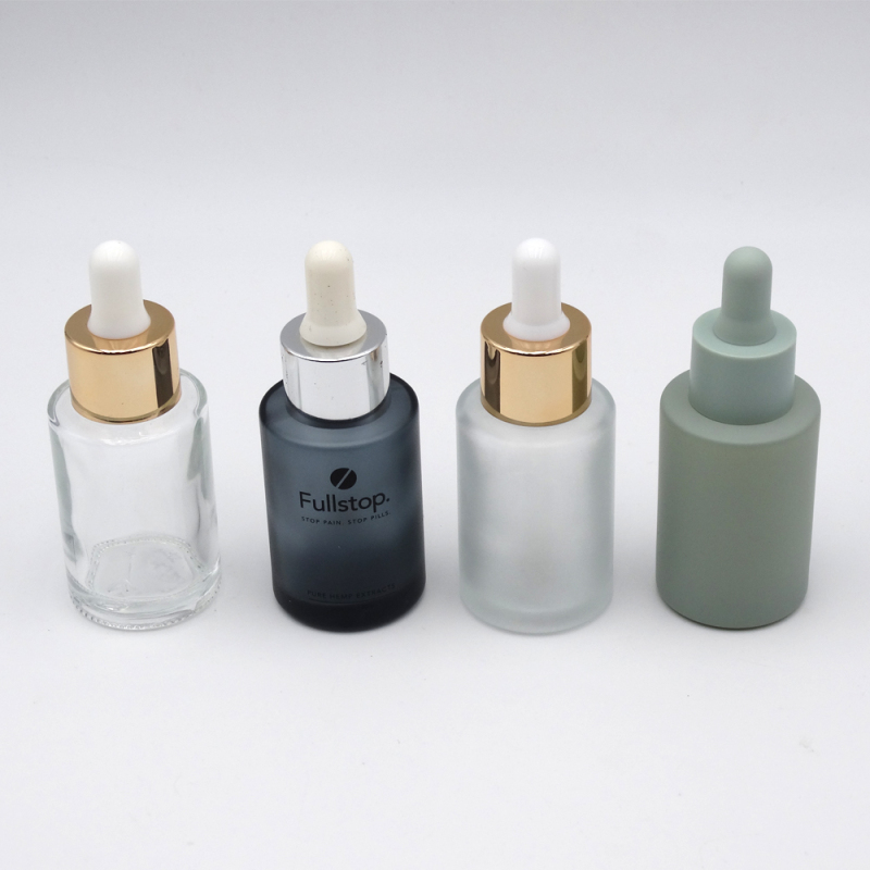 DNOB-508 round perfume frosted dropper bottles frosted with packaging
