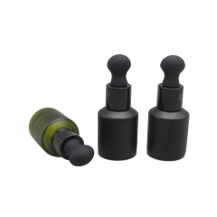 DNOB-507 Wholesale 15ml Black Glass Cosmetic Empty Dropper Bottle for Skin Care