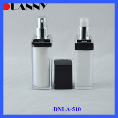DNLA-510 Purple Square Acrylic Cosmetic Lotion Pump Bottle for Skin Care