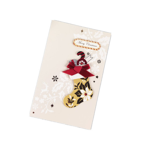 Customize Print Figure Eco-friendly Merry  Christmas Greeting Post Cards