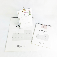 2021 Custom Printing Desktop Calendar Desk Table Monatskalender
