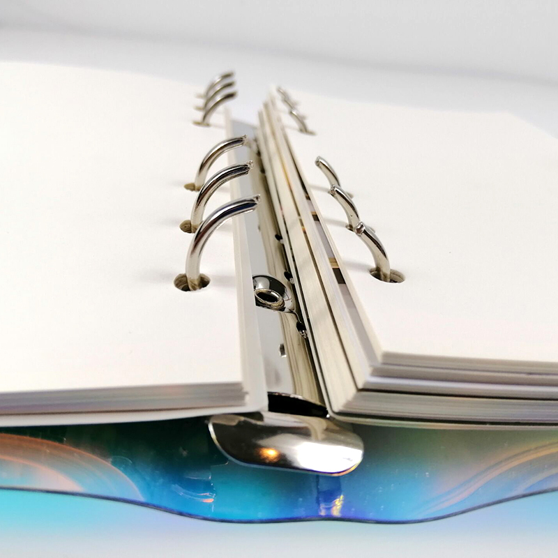 Laser Cover Loose-Leaf Spiral Notebook