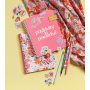 High Quality Hot Sale Paper Cover Colorful Custom Summer Flower Students Spiral  Notebook