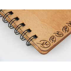 Großhandel Holzspiralnotizbuch Set mit Stift