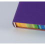 Color Side Fashionable Pu Leather A6 Notebook Wholesale Custom