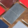Leather  vintage high quality leather travel journal notebook