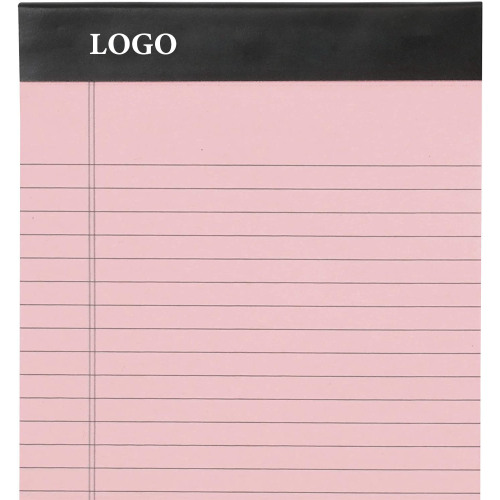 Basics Writing Pads,  Narrow Ruled, Pink, Orchid & Blue Paper, 6-Pack