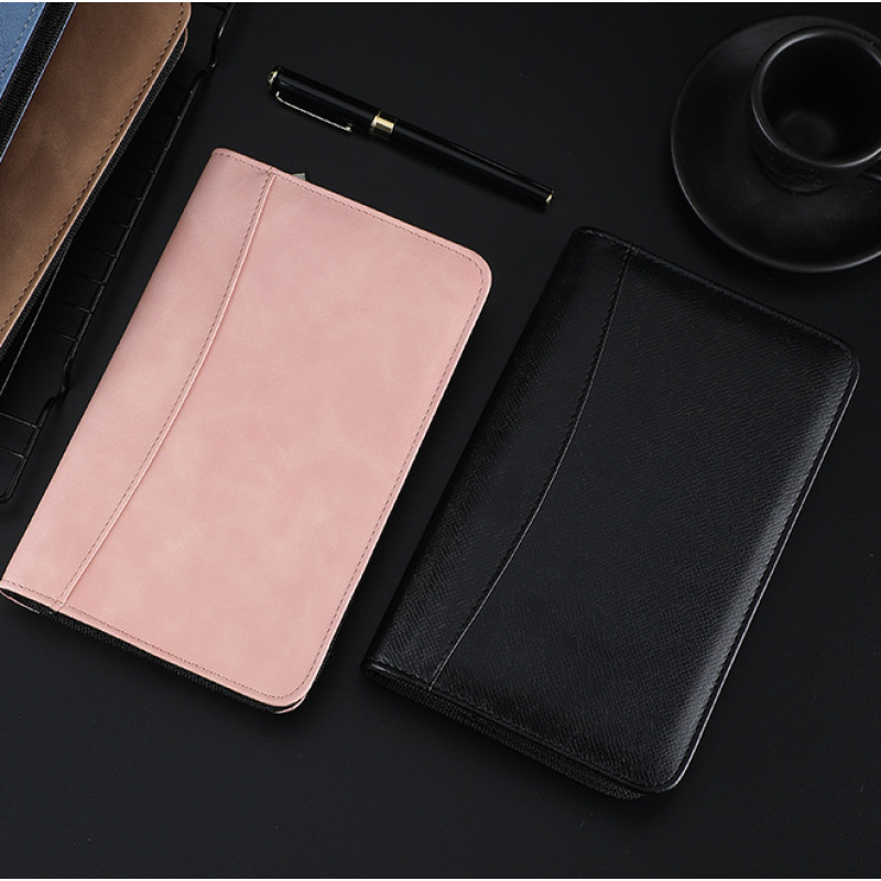 Loose Leaf PU Cover Notebook With Caculator