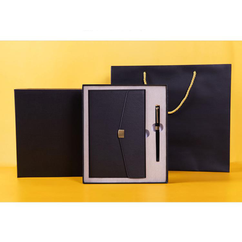 A5 Notebook + Pen PU Business notebook Business annual Conference Gift Set