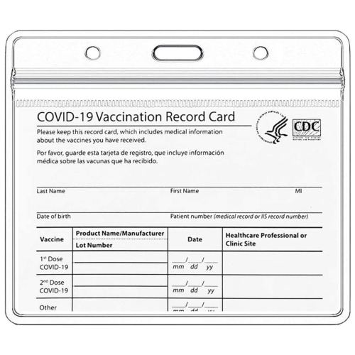 Vaccination Card Holder