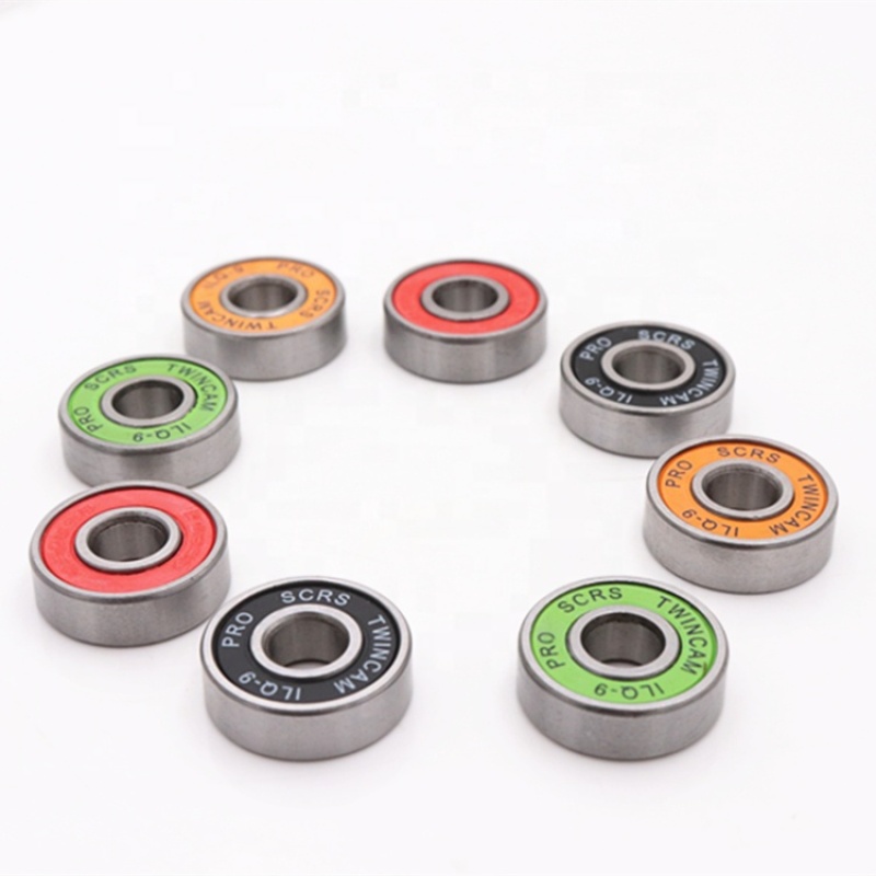 Anti Rusty skate wheels bearings Blacken bearings 608 2rs for skateboard 8*22*7mm