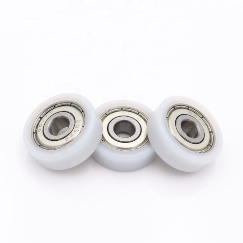 Factory supply bearing roller wheel 627ZZ nylon roller pulley with bathroom pulleys