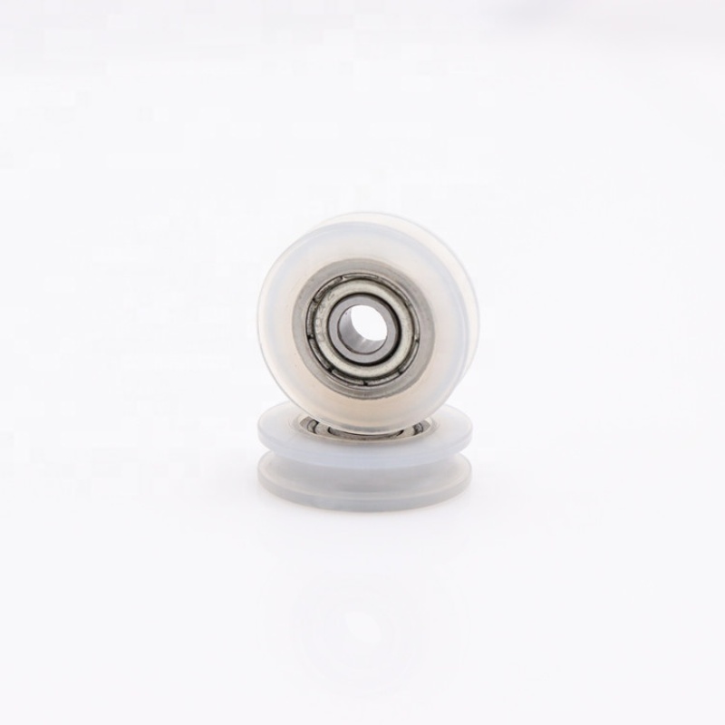 Factory supply roller wheel plastic pulley 604ZZ mini nylon pulley bearing wheel with 4*18*5mm