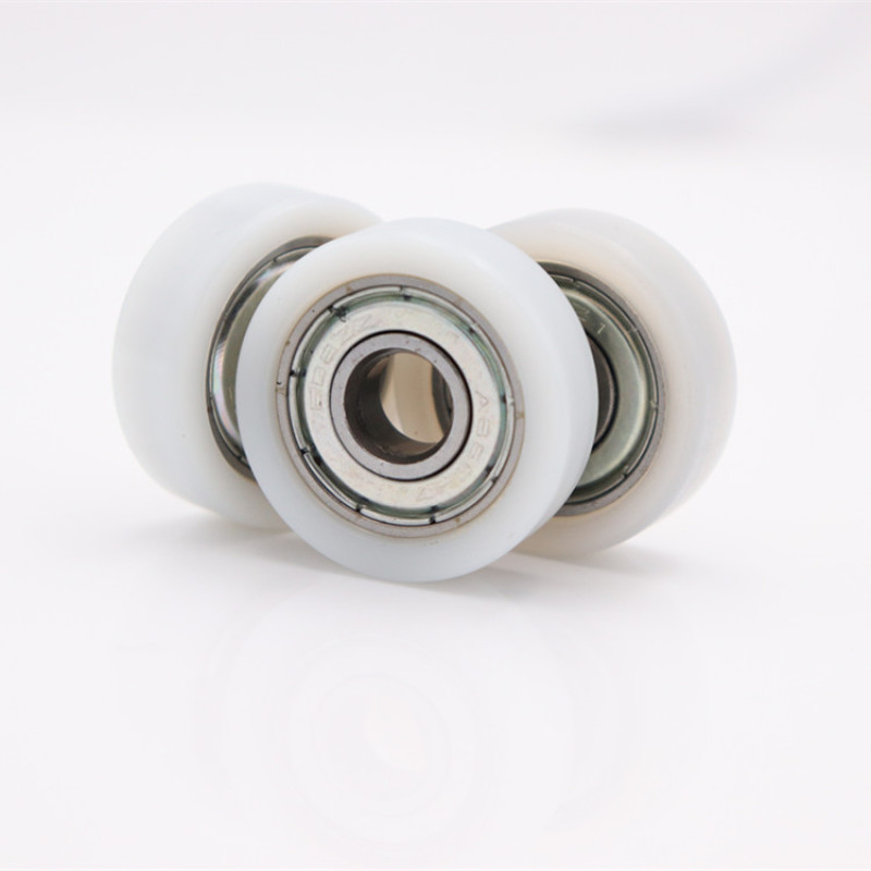 626ZZ U grooved pulley plastic sliding rollers wheel small pulley nylon pulley for sliding door