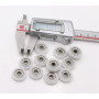 R type nylon rollers 5*19.5*5mm plastic pulley wheels shower door rollers wheels for folding door pulley